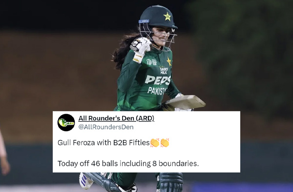 Twitter Reactions Pakistan beat UAE by 10 wickets in Women's Asia Cup