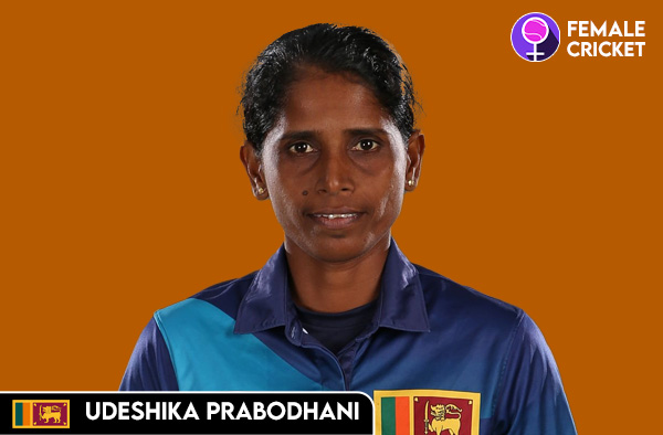 Udeshika Prabodhani on FemaleCricket.com