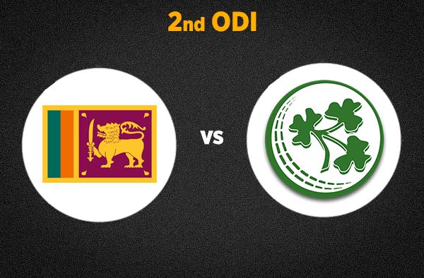 2nd ODI Ireland vs Sri Lanka