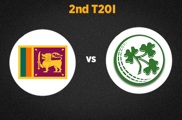 2nd T20I Ireland vs Sri Lanka