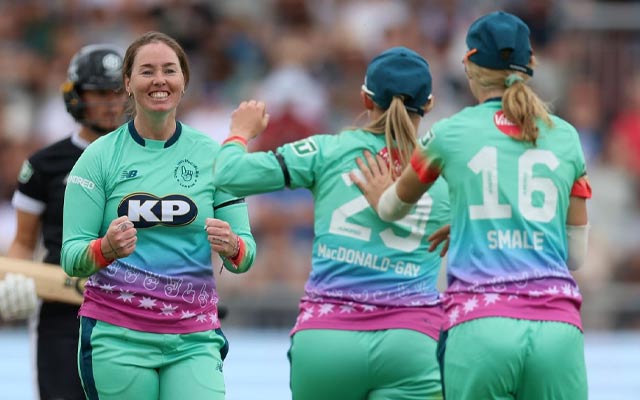 Amanda-Jade Wellington, Maddy Villiers, and Paige Scholfield combine to take Oval Invincibles back to winning ways. PC: Getty