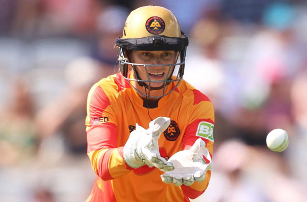 Amy Jones sets record for most catches in a Women's Hundred Match. PC: Getty