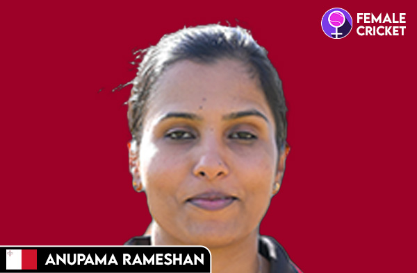 Anupama Rameshan on FemaleCricket.com