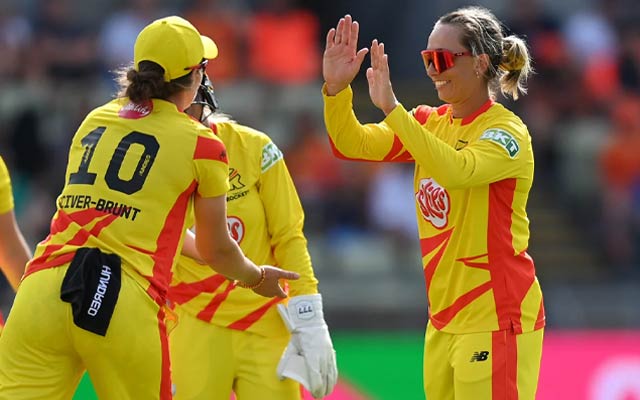 Ashleigh Gardner and skipper Nat Sciver-Brunt steal the show as Trent Rockets hold their nerve to clinch a low-scoring thriller. PC: Getty