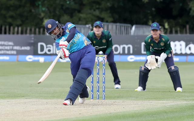 Chamari Athapaththu's all-round performance helps Sri Lanka avoid a whitewash in the ODI series against Ireland. PC: Getty