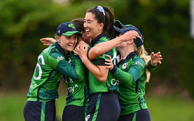 Gaby Lewis 2nd T20I century, Orla Prendergast's all-round show guides Ireland to a series-leveling win against Sri Lanka. PC: Getty