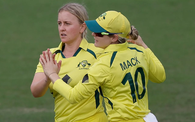 Grace Parsons and Nicola Hancock bowl Australia A to T20 series victory against India A. PC: Cricket Australia