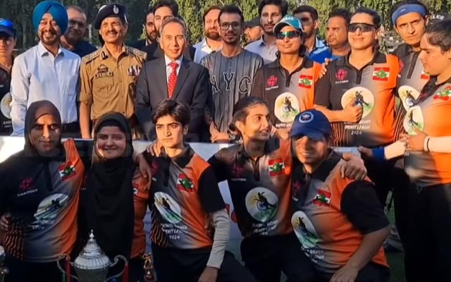 "Incredible Talent on Display" says Yuzvendra Chahal for Kashmir Women's Cricket League