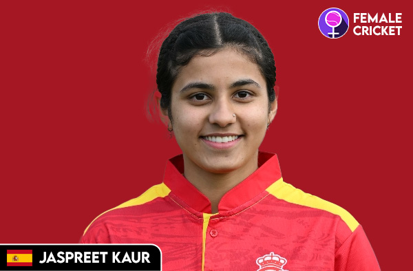 Jaspreet Kaur on FemaleCricket.com