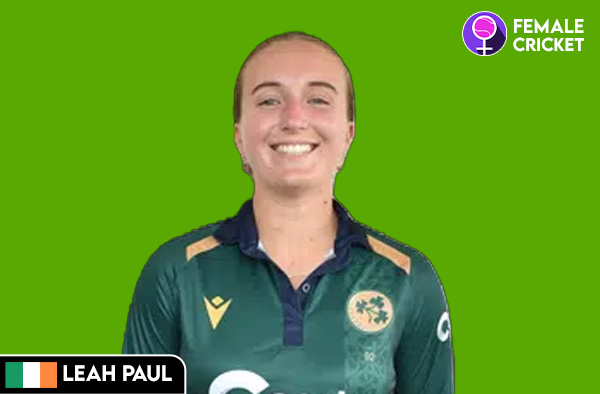 Leah Paul on FemaleCricket.com