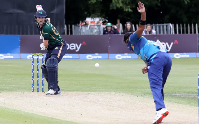 List of Milestones and Records made during 1st ODI between Sri Lanka and Ireland Women. PC: Getty