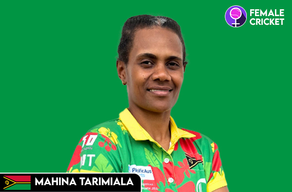 Mahina Tarimiala on FemaleCricket.com