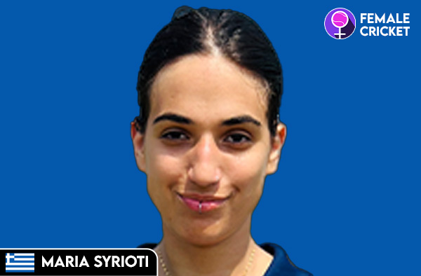 Maria Syrioti on FemaleCricket.com