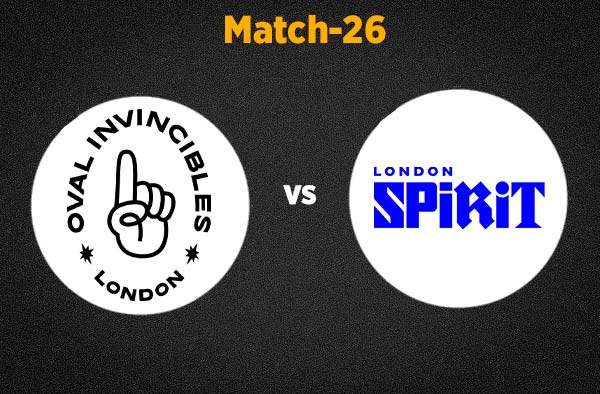 Match 26 Oval Invincibles vs London Spirit