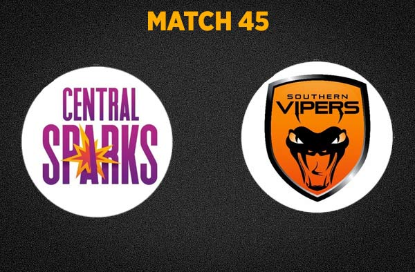 Match 45 Central Sparks vs Southern Vipers