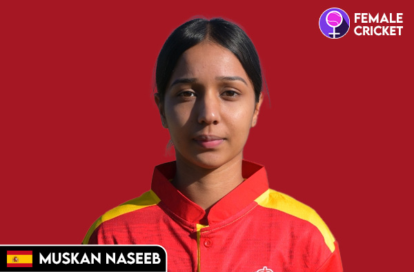 Muskan Naseeb on FemaleCricket.com