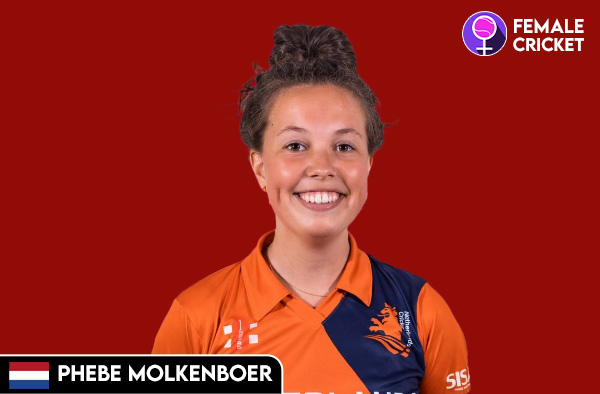 Phebe Molkenboer on FemaleCricket.com