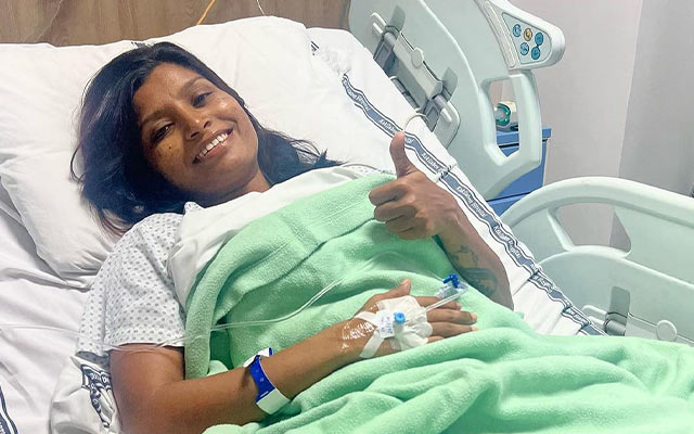 Rajeshwari Gayakwad undergoes successful knee surgery