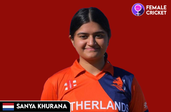 Sanya Khurana on FemaleCricket.com