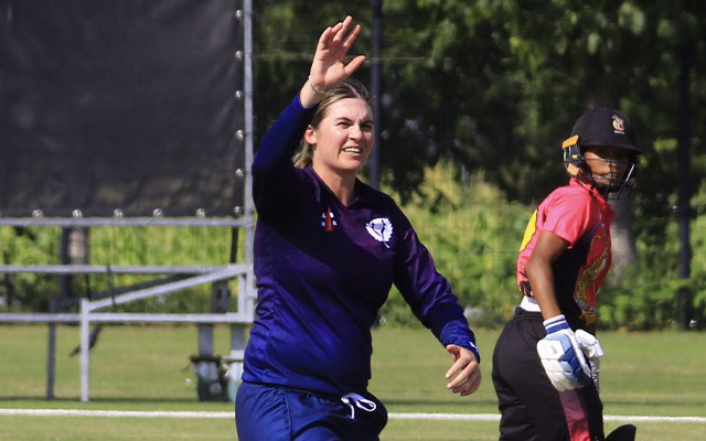 Saskia Horley’s Century and 4-Wicket Haul guides Scotland to a comprehensive victory against Papua New Guinea. PC: Scotland Cricket