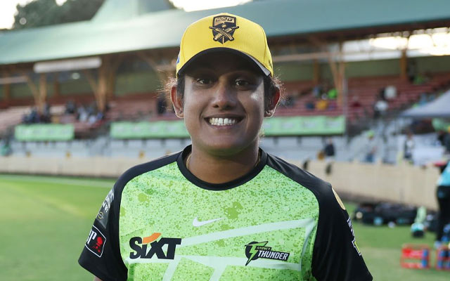 Sydney Thunder secure Chamari Athapaththu for 3 More Years in a fresh deal. PC: Sydney Thunder