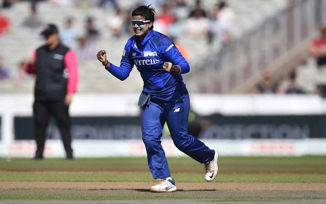 Twitter reacts to Deepti Sharma's match-winning Six for London Spirit. PC: Getty