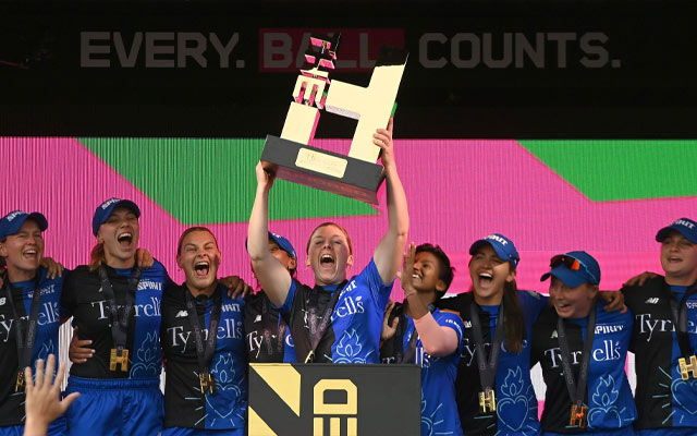 Watch Highlights London Spirit clinch maiden Women’s Hundred Title in thrilling final against Welsh Fire. PC: getty