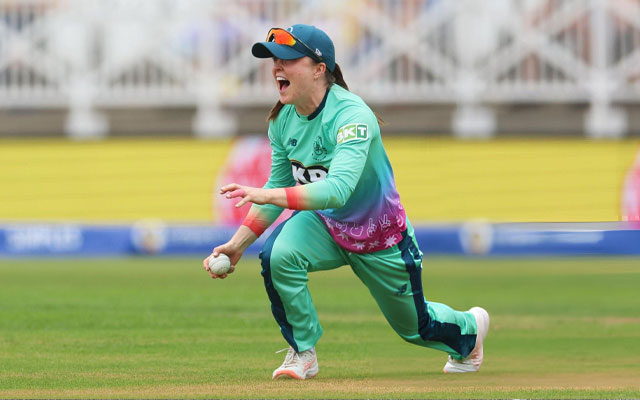 Watch Video: Mady Villiers' grabs a stunning one-handed flying catch. PC: Getty