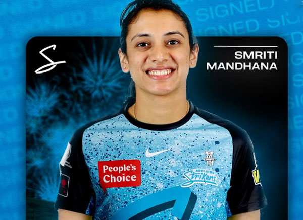 Adelaide Strikers sign Indian star Smriti Mandhana for WBBL 2024. PC: WBBL