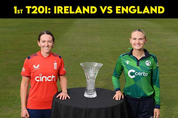 1st T20I Ireland vs England