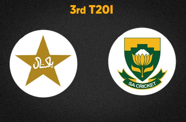 3rd T20I Pakistan vs South Africa