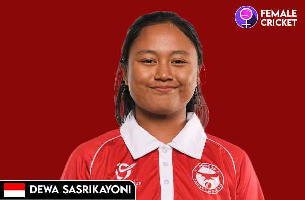 Dewa Ayu Sasrikayoni on FemaleCricket.com