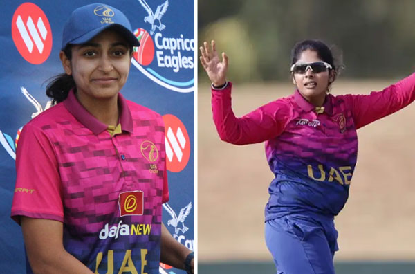 Esha Oza and Kavisha Egodage’s all-round heroics power UAE to back-to-back victories