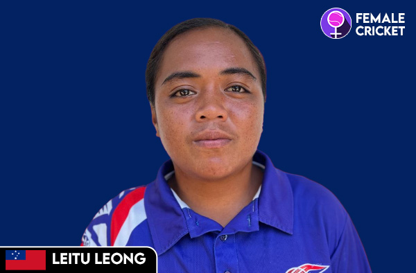 Leitu Leong on FemaleCricket.com