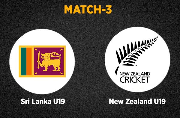 Match 2: New Zealand U19 vs Sri Lanka U19