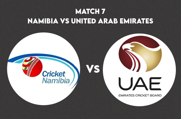 Match 7 Namibia vs United Arab Emirates