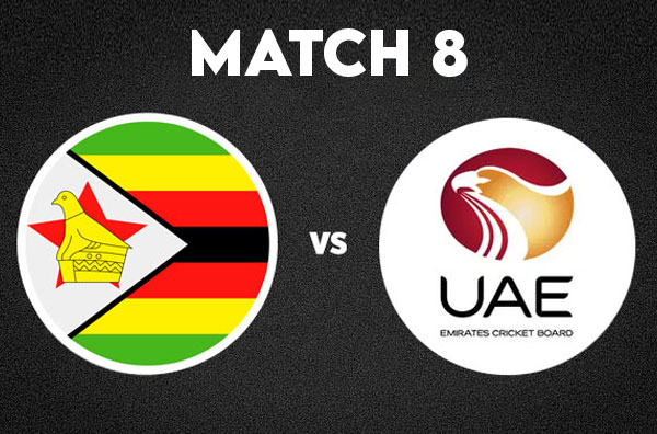 Match 8 United Arab Emirates vs Zimbabwe