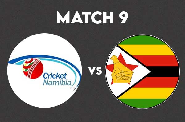 Match 9 Namibia vs Zimbabwe