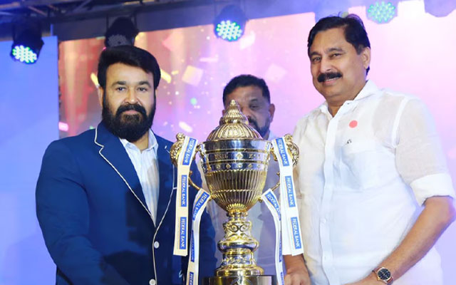 Mohanlal envisions malayali cricketers in national team as Kerala Cricket League Announced