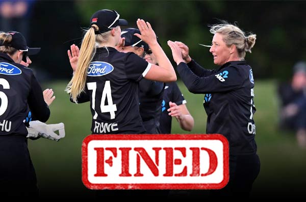 New Zealand Fined for Slow Over-Rate in 1st T20I against Australia Women