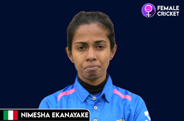 Nimesha Ekanayake on FemaleCricket.com