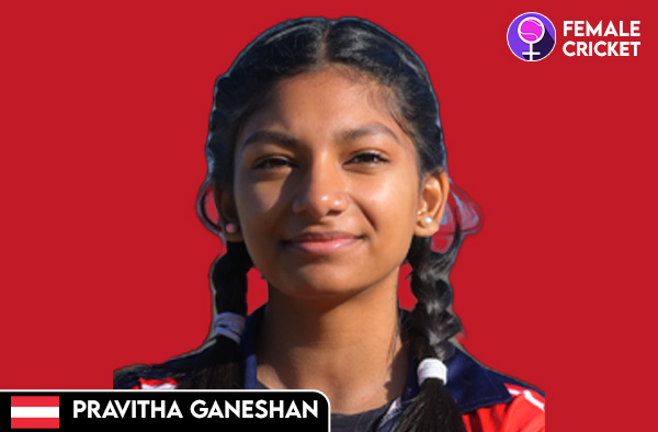 Pravitha Ganeshan on FemaleCricket.com