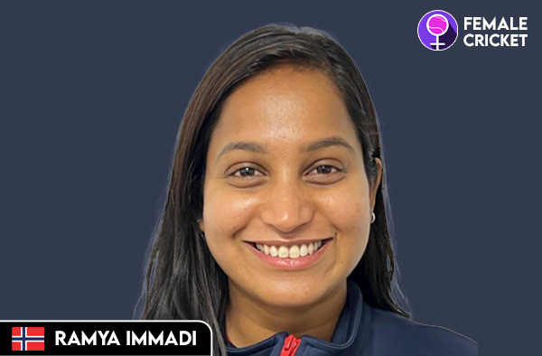 Ramya Imaadi on FemaleCricket.com