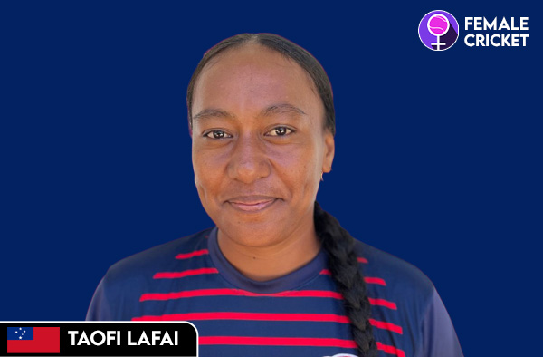 Taofi Lafai on FemaleCricket.com