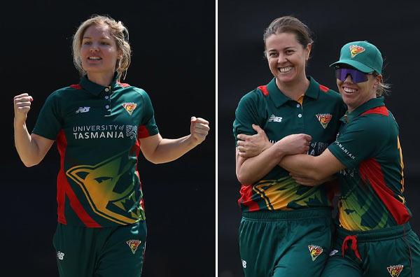 Tasmania Secures victory in Opener game with All-Round Performances from Molly Strano, Nicola Carey