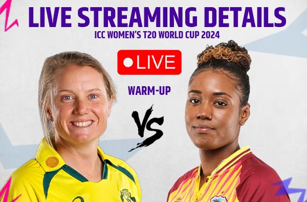 Where to watch Warm-up Match 8 – West Indies vs Australia Women Live Streaming Details