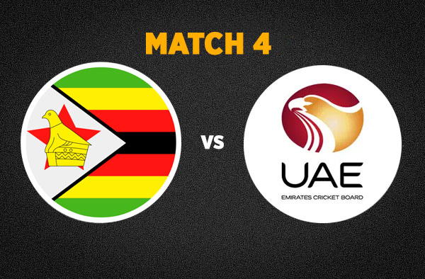 Match 4: Zimbabwe vs United Arab Emirates