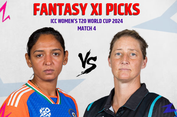 Match 4 Fantasy XI Picks India vs New Zealand ICC Women’s T20 World Cup 2024. PC: Getty