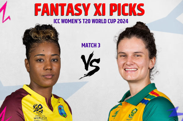 Match 3 Fantasy XI Picks South Africa vs West Indies ICC Women’s T20 World Cup 2024. PC: Getty