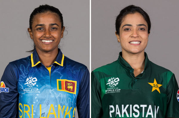 Milestones Approaching Match 2 PAK vs SL ICC Women’s T20WC 2024. PC: Getty